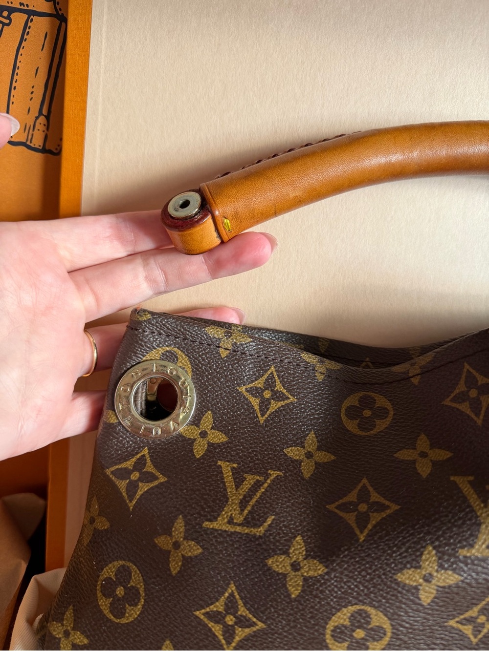 Louis Vuitton Monogram Artsy MM Bag - Picture 2 of 5